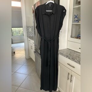 Rafaella Black Linen jumpsuit. NWT